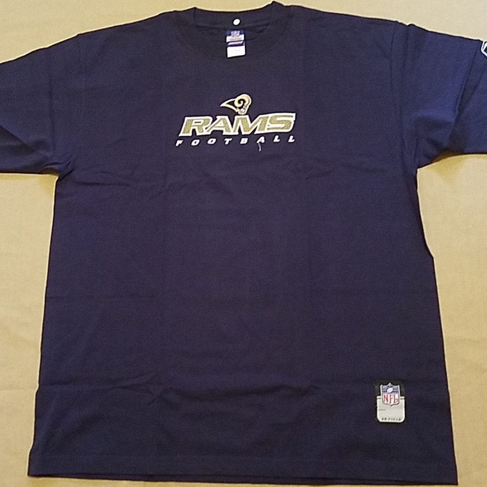 NWOT Rams Football NFL Mens ter size Large